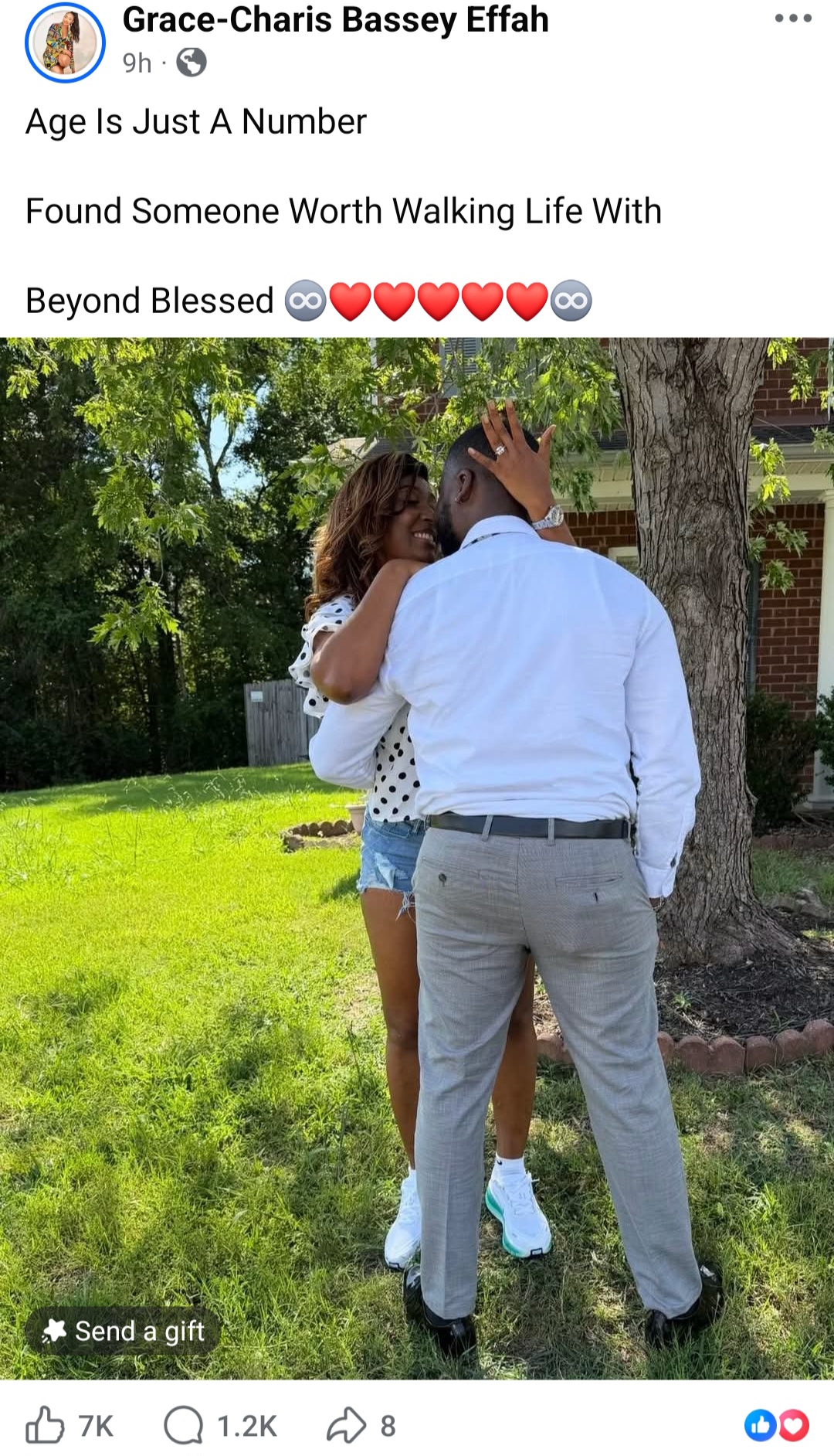 "Age is just a number" former Nollywood actress Belinda Effah says as she gets engaged