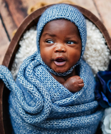 Actors, Blessing Obasi and Stan Nze share first photos of their newborn son (photos)