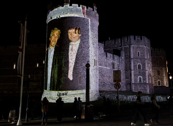 Trump and Epstein images projected onto Windsor Castle as US President visits UK; Four arrested