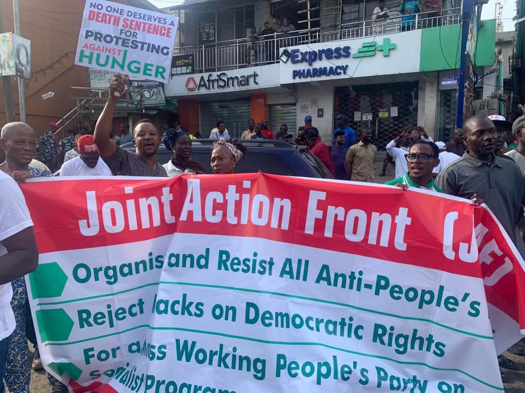 Protesters gather in Lagos, Abuja, and Ondo state for June 12 demonstration (photos/videos)