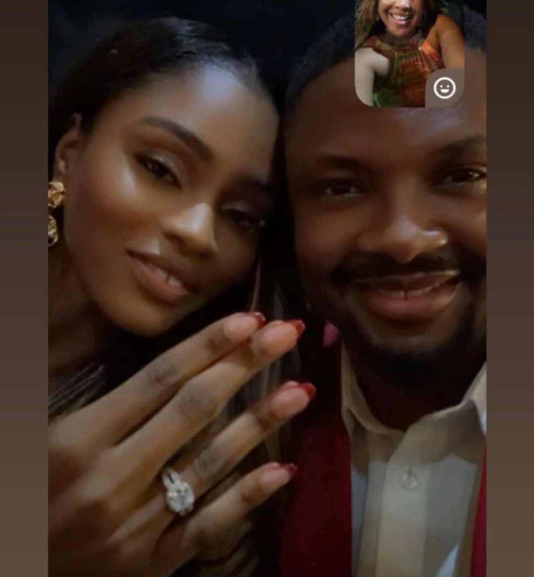 BBNaija star, Cross Okonkwo proposes to his woman Chinonso (video)