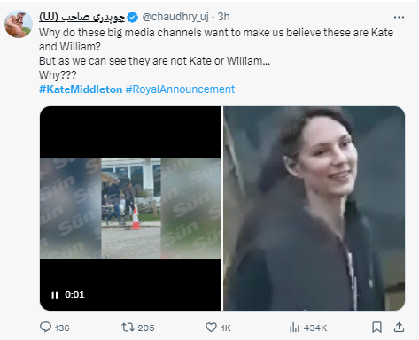 Reactions as video of Kate Middleton out shopping with Prince William emerges