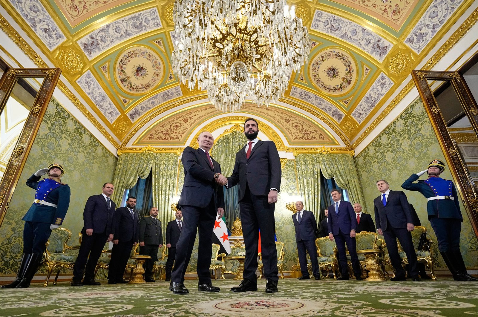 Syria’s President Al-Sharaa meets Putin in Moscow for the first time after Assad regime’s fall