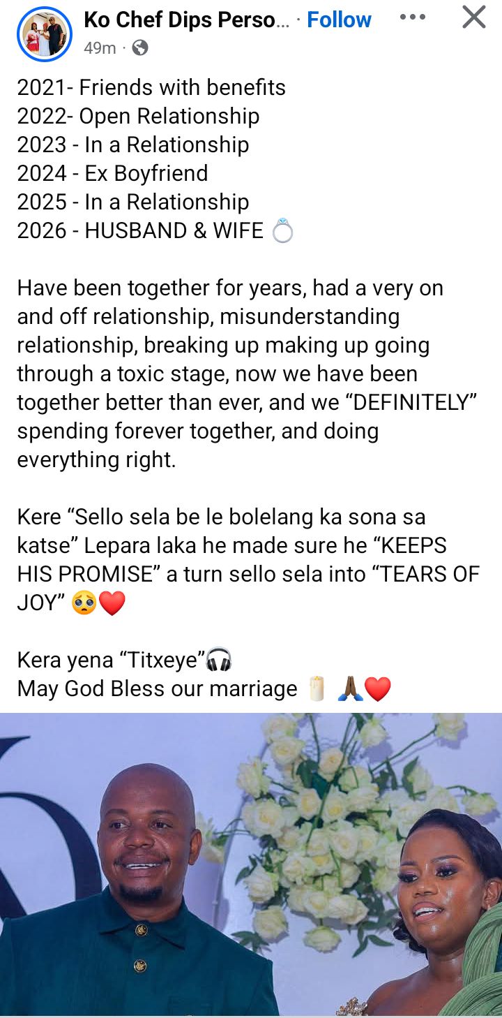 Newlywed woman shares timeline of relationship with her husband