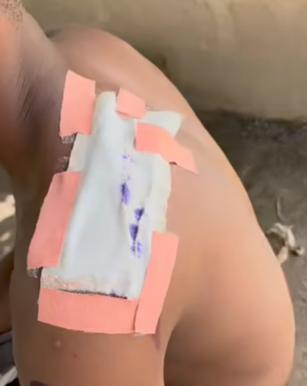 Ghanaian woman "Sweety" attacks her husband with razor blade