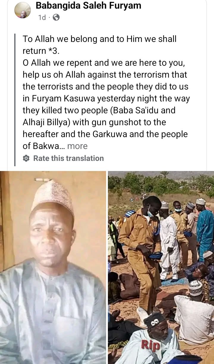 Gunmen kill two and abduct women and children in a Plateau community