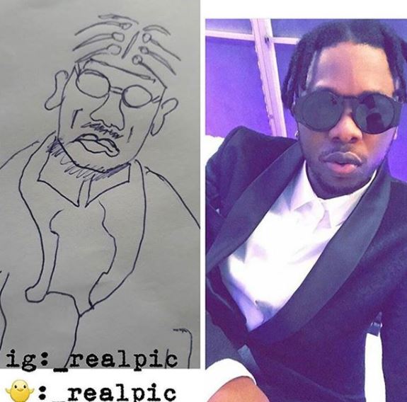 Lol! Davido, Korede Bello, Runtown are all latest victims of celebrity caricature drawings