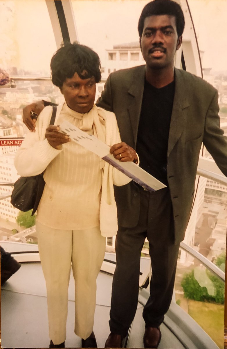 Reno Omokri shares throwback photo of himself and his mum from 15 years ago...