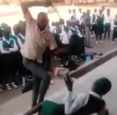 5a61bb14b6982 Nassarawa state government suspends teachers caught on camera flogging students