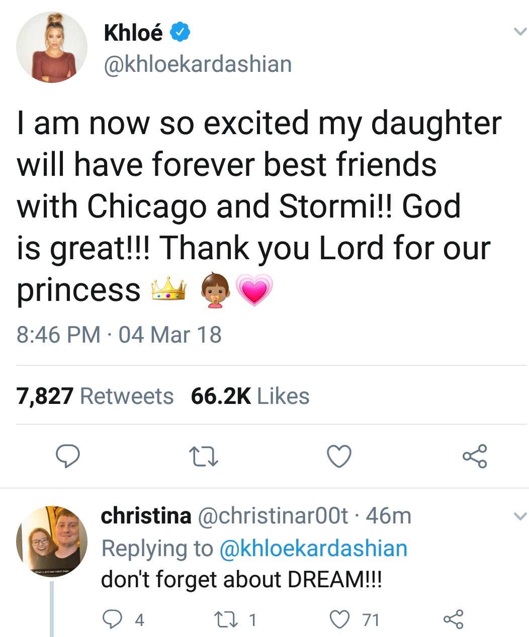  Pregnant Khloe Kardashian reveals she