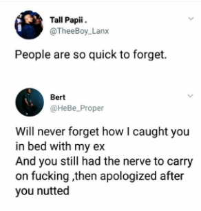 Man tweets about people forgetting easily and gets a shocking response