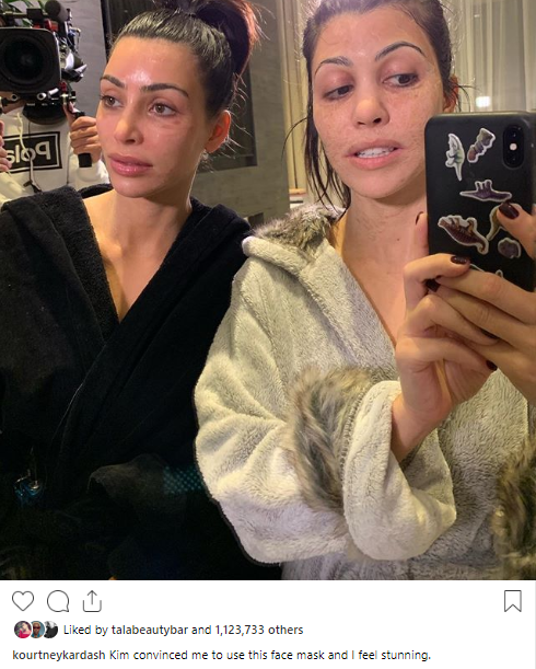 Kim Kardashian and Kourtney look unrecognizable in new photo