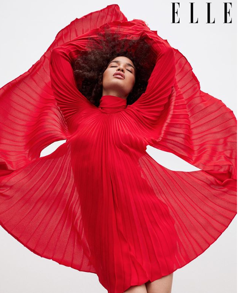 MtF transgender model Indya Moore covers May issue of ELLE magazine