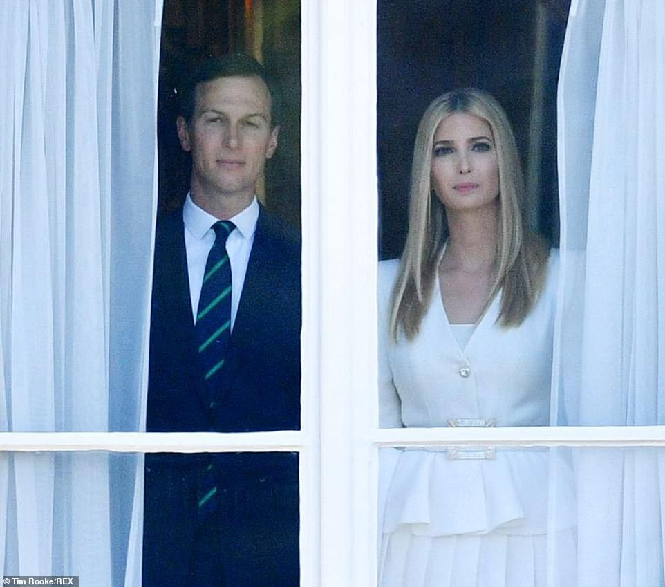 Donald Trump and Melania Trump arrive Buckingham Palace for lunch with The Queen and other senior royals