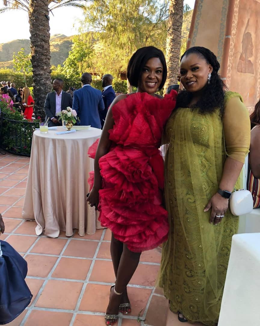 Photos from the white wedding of media mogul, Mo Abudu