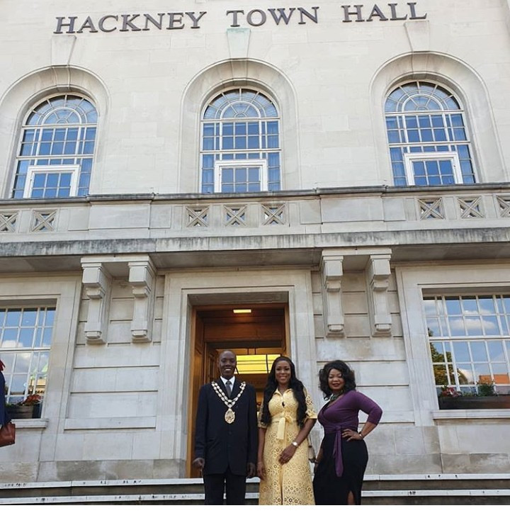 Linda Ikeji is hosted by the Speaker of Hackney and a former Speaker of Hackney in London (photos)