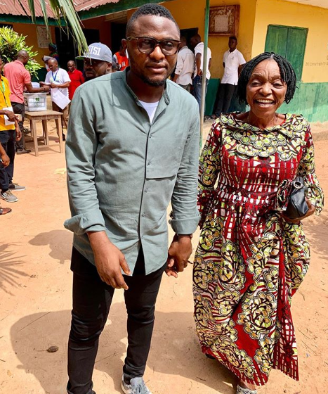 Ubi Franklin celebrates his mother on her birthday