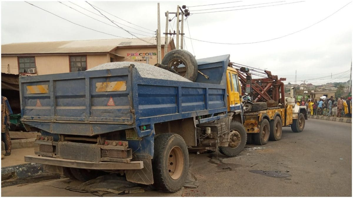 Truck driver flees after crushing soldier in Abeokuta