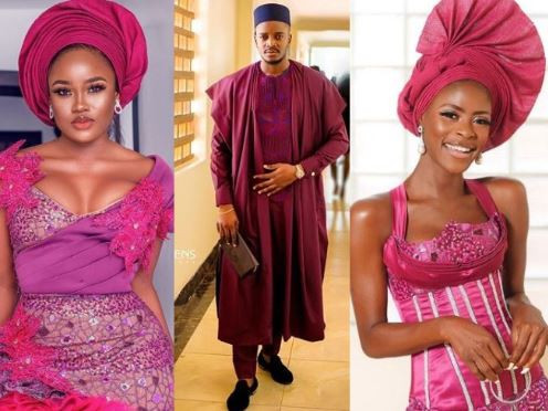 Photos of all the ex-Big Brother Naija housemates that attended BamBam and Teddy A