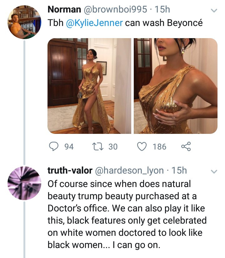 Beyonce and Kylie Jenner compared after Kylie wore dress similar to one previously worn by Bey