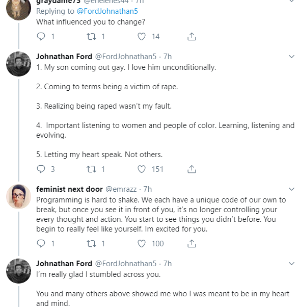 Formerly sexist man who has now become a feminist reveals why he changed