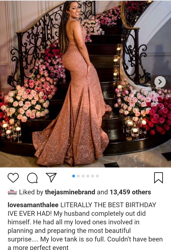 Samantha Lee reveals the surprise husband Tyrese Gibson gave her for