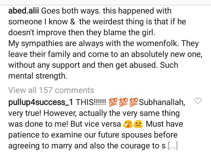 "The worst crime a family can do is marrying their scumbag son to an innocent girl in the hope he will miraculously change" Arab influencer writes