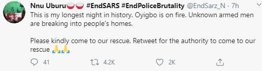 #OyigboIsBleeding trends as residents cry out that unknown armed men have been breaking into people