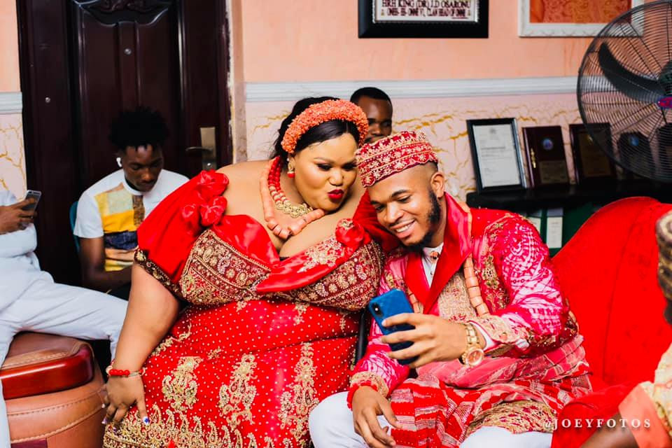 Photos from the traditional wedding of pretty differently-enabled Nigerian woman, Dorathy Osaronu