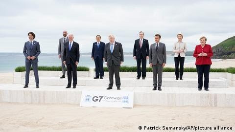 First photos from the 2021 G7 summit as Joe Biden meets with other world leaders for the first time since taking office