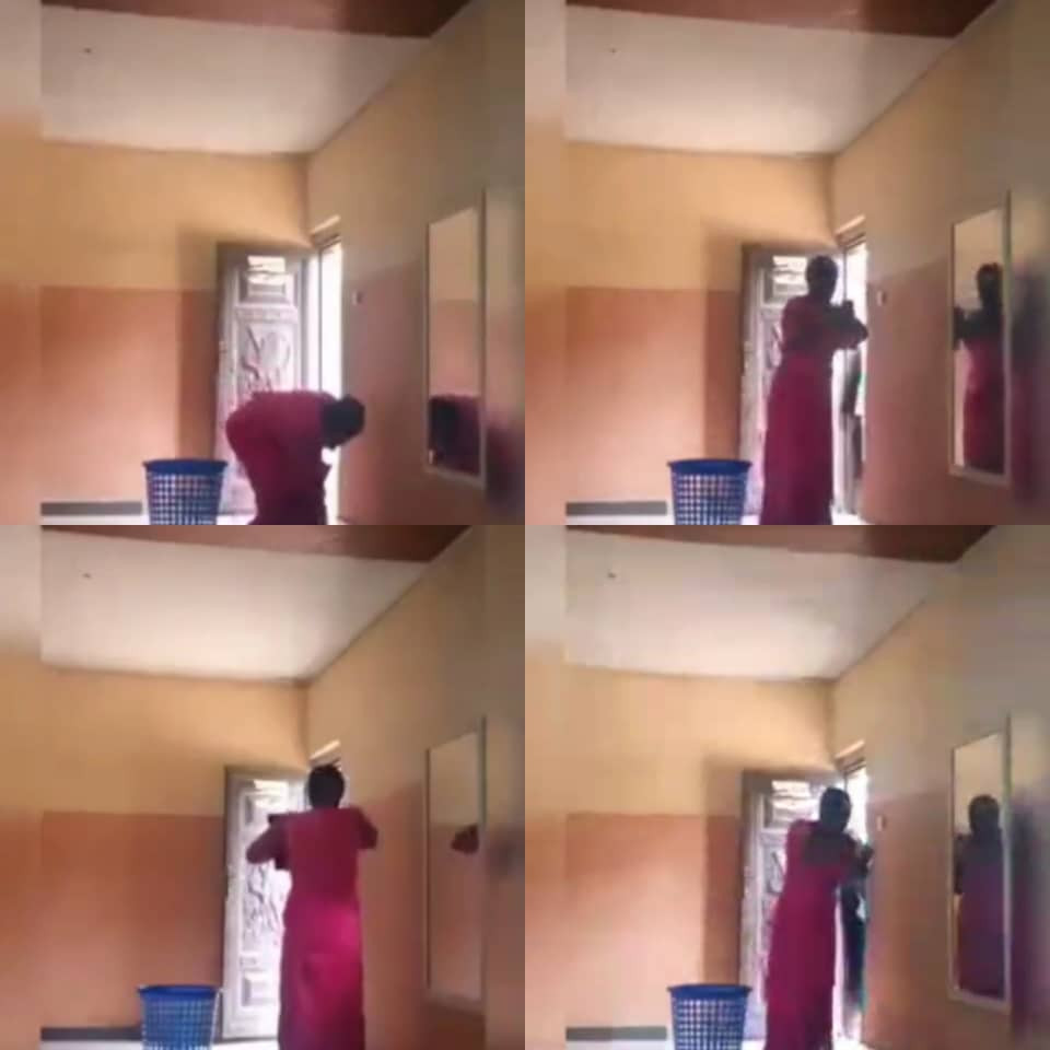 Woman caught on camera stealing money from a church's offering basket