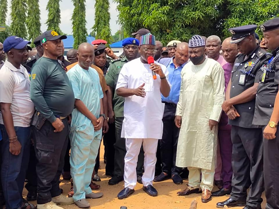 Update: Governor Ortom directs demolition of house used by kidnappers of Benue commissioner