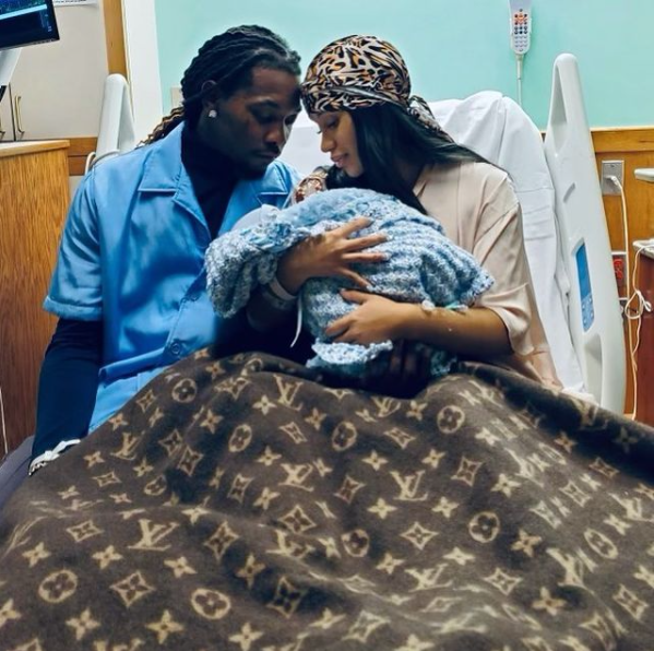 Cardi B and husband Offset welcome their second child, a baby boy