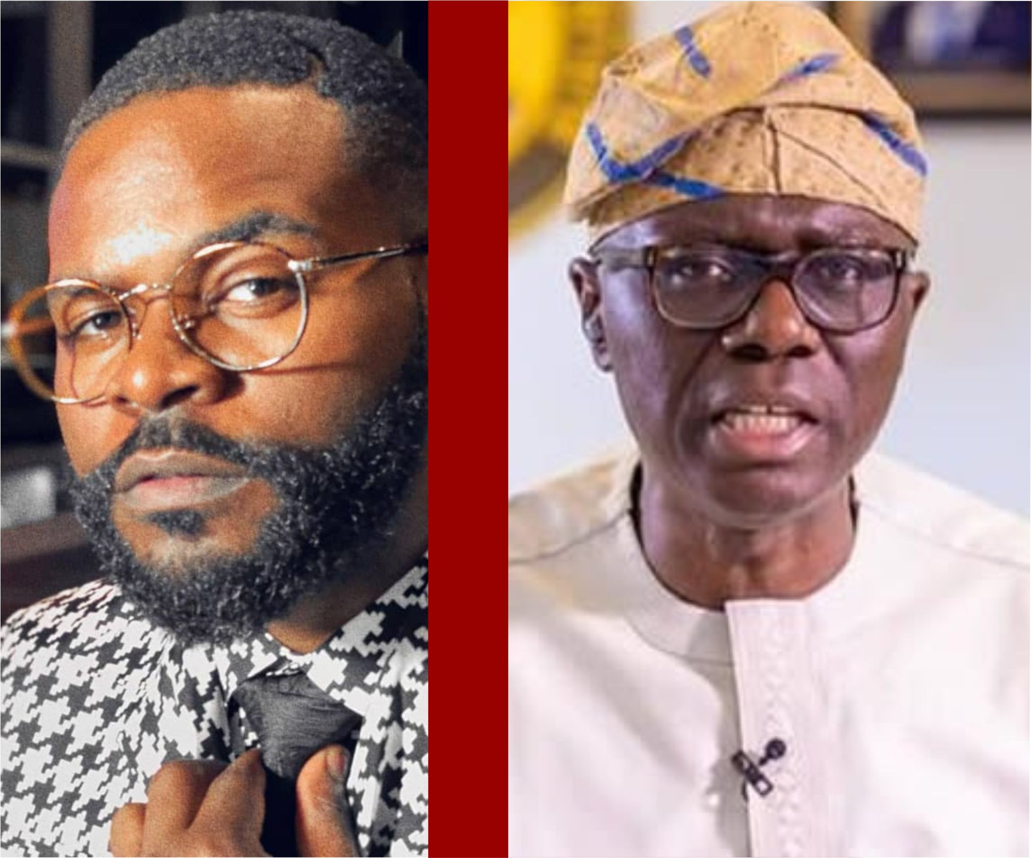 There is no 'march for peace' without justice. He is still trying to deny the massacre that happened - Falz calls Governor Sanwo-Olu