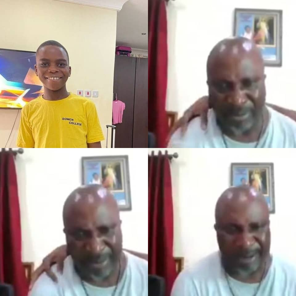 Heartbreaking moment Dowen student, Sylvester Oromoni