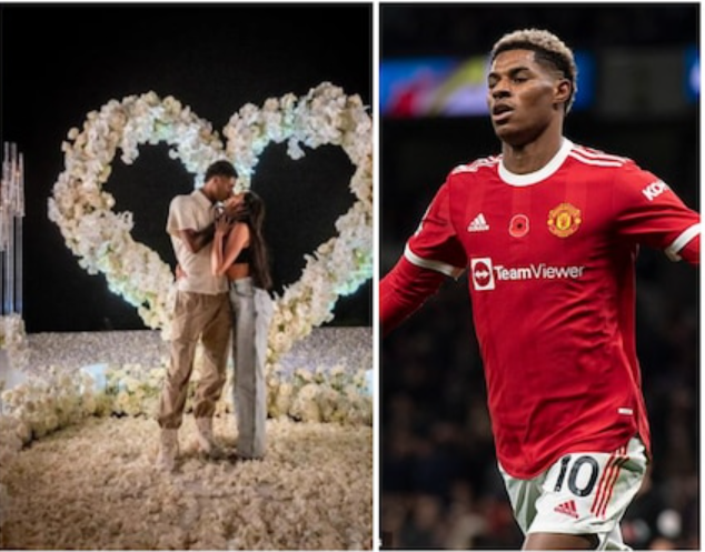 Manchester United star, Marcus Rashford is engaged to his long-time ...