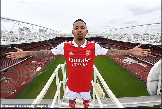 Arsenal confirm ?45m signing of Gabriel Jesus from Man.City