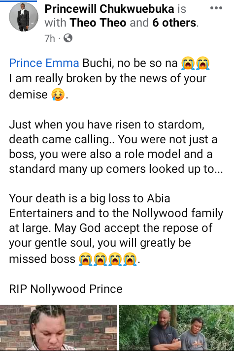 Police confirm murder of Nollywood actor, Emma Buchi in Asaba