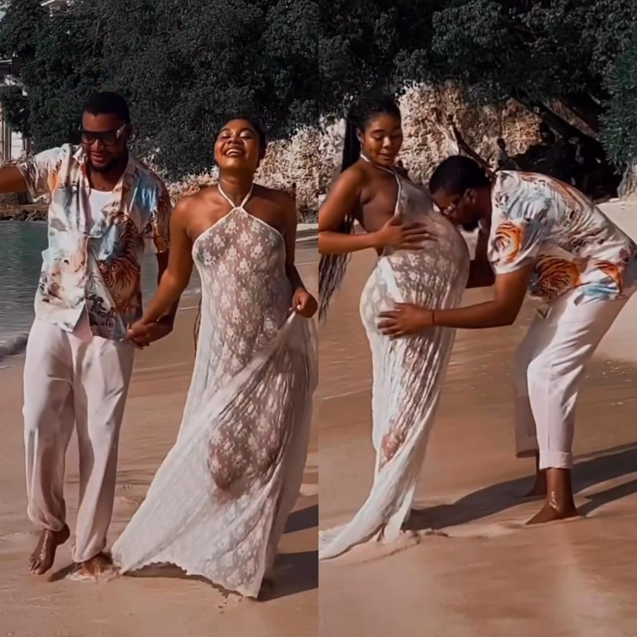 Dancer Janemena and husband rock her baby bump in lovely pregnancy video