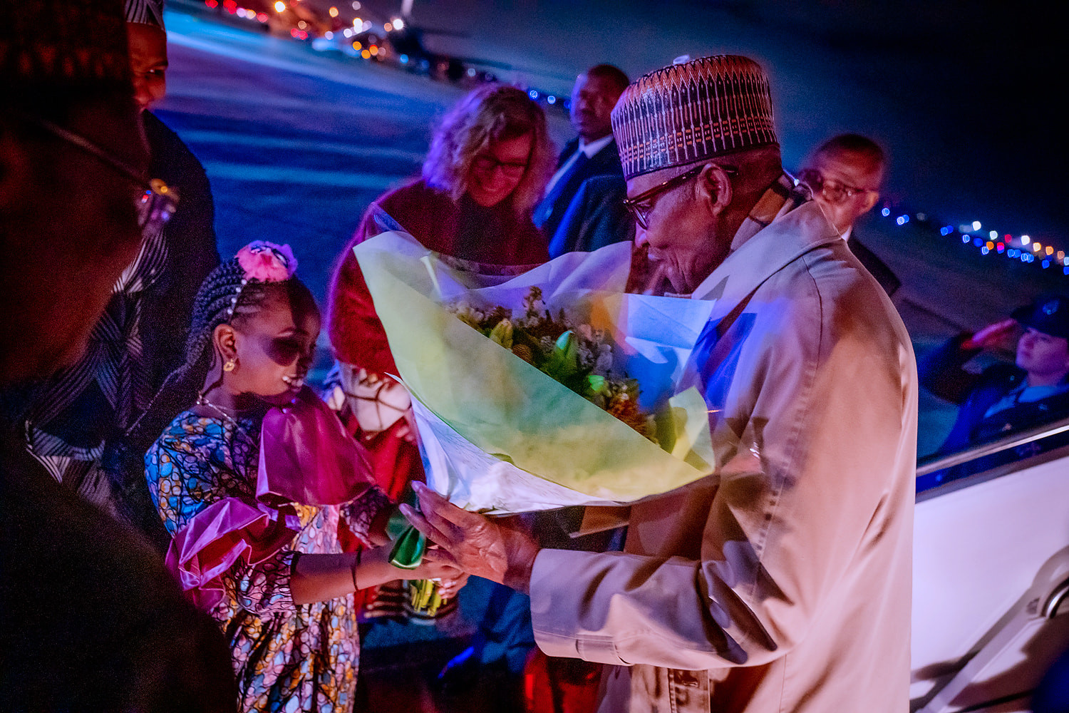 President Buhari arrives  Washington DC ahead of US-Africa Leader