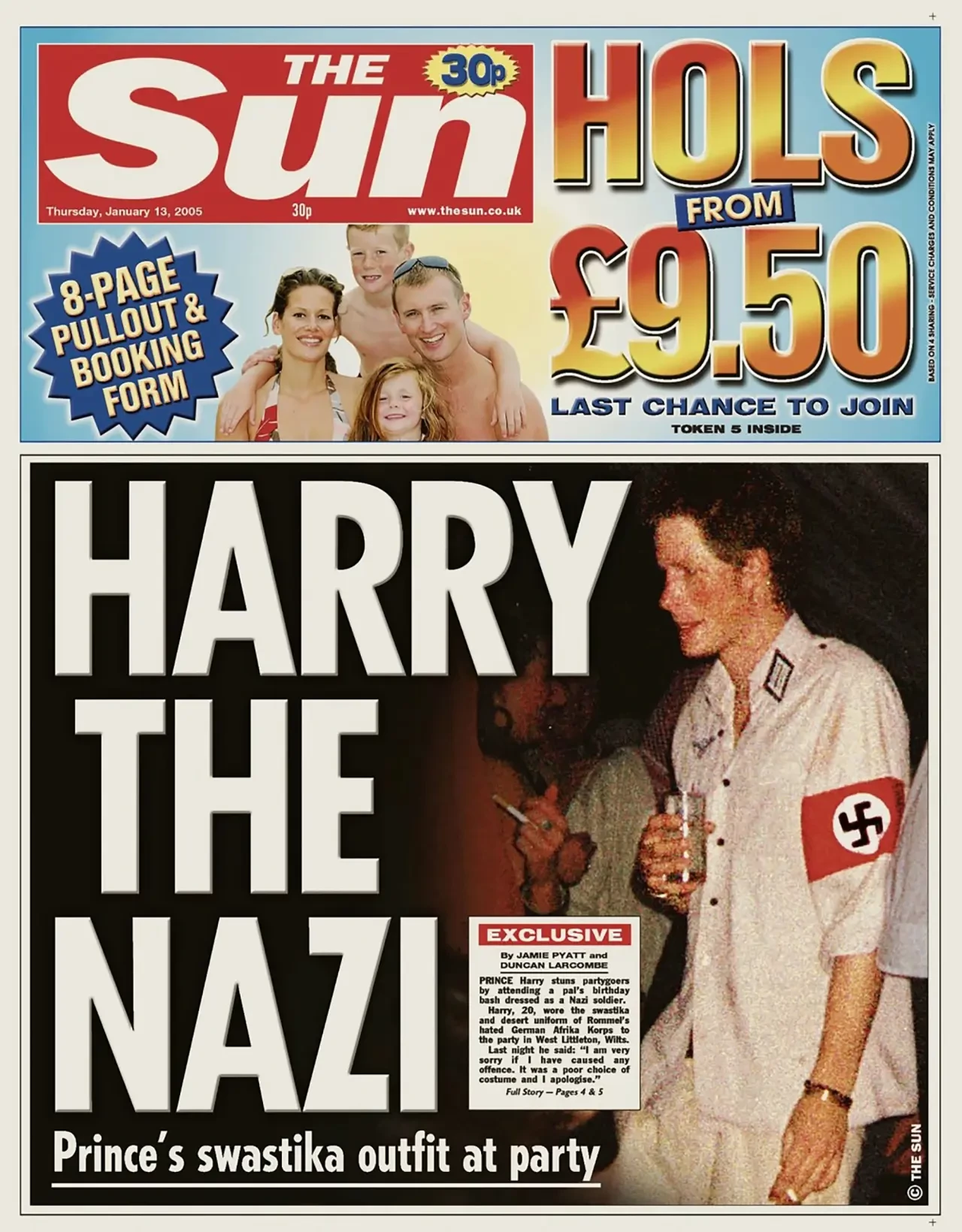 Prince Harry alleges that Prince William and Kate Middleton asked him to wear Nazi costume
