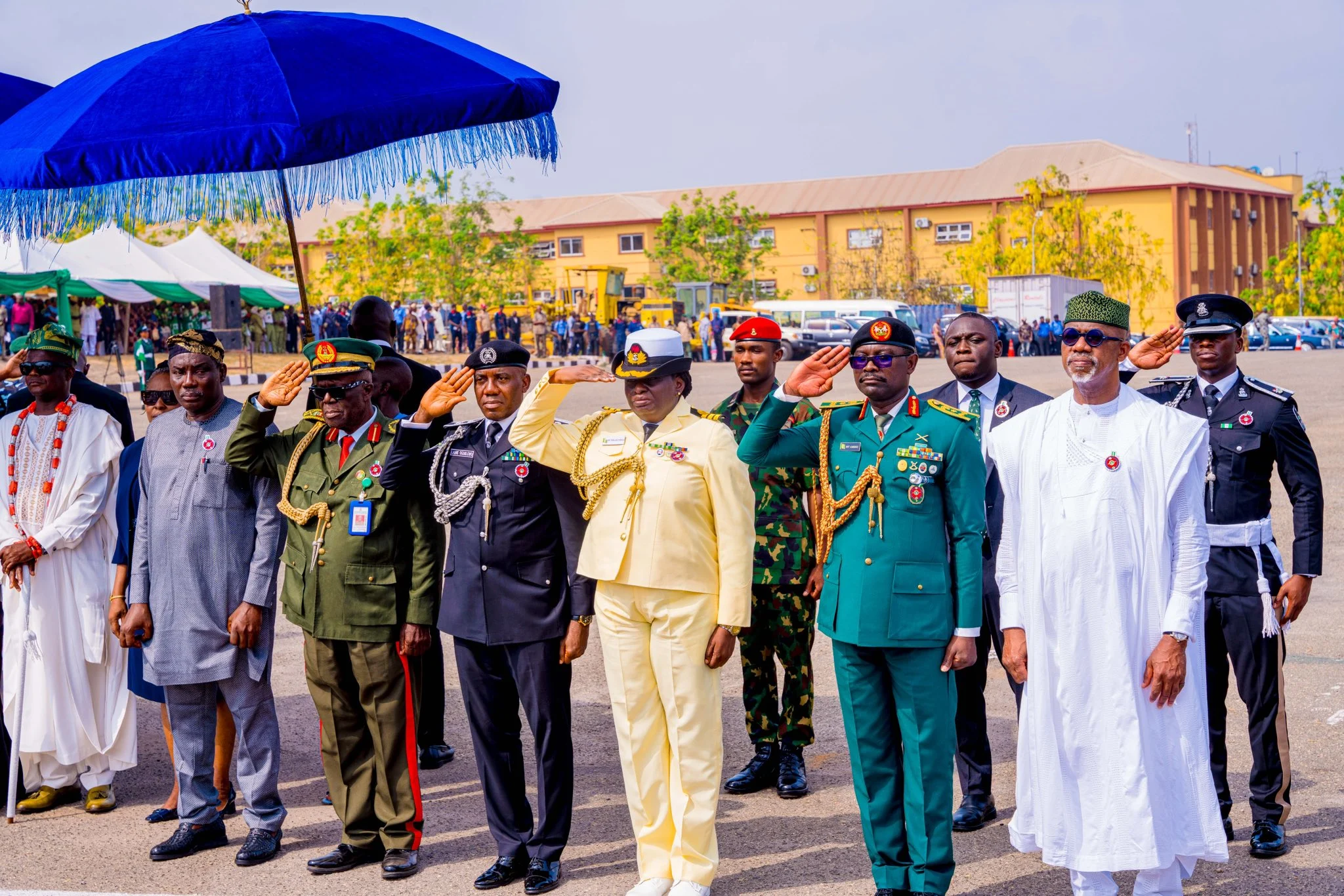 Shettima, Akume, Fubara, Diri, Mbah, Mohammed lay wreath at armed forces remembrance Day parade (photos)