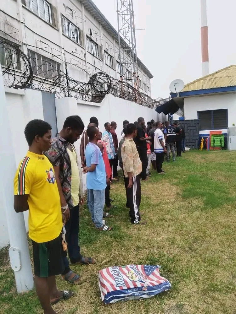Ghana arrests 53 Nigerians in large-scale cybercrime operation; laptops and guns recovered