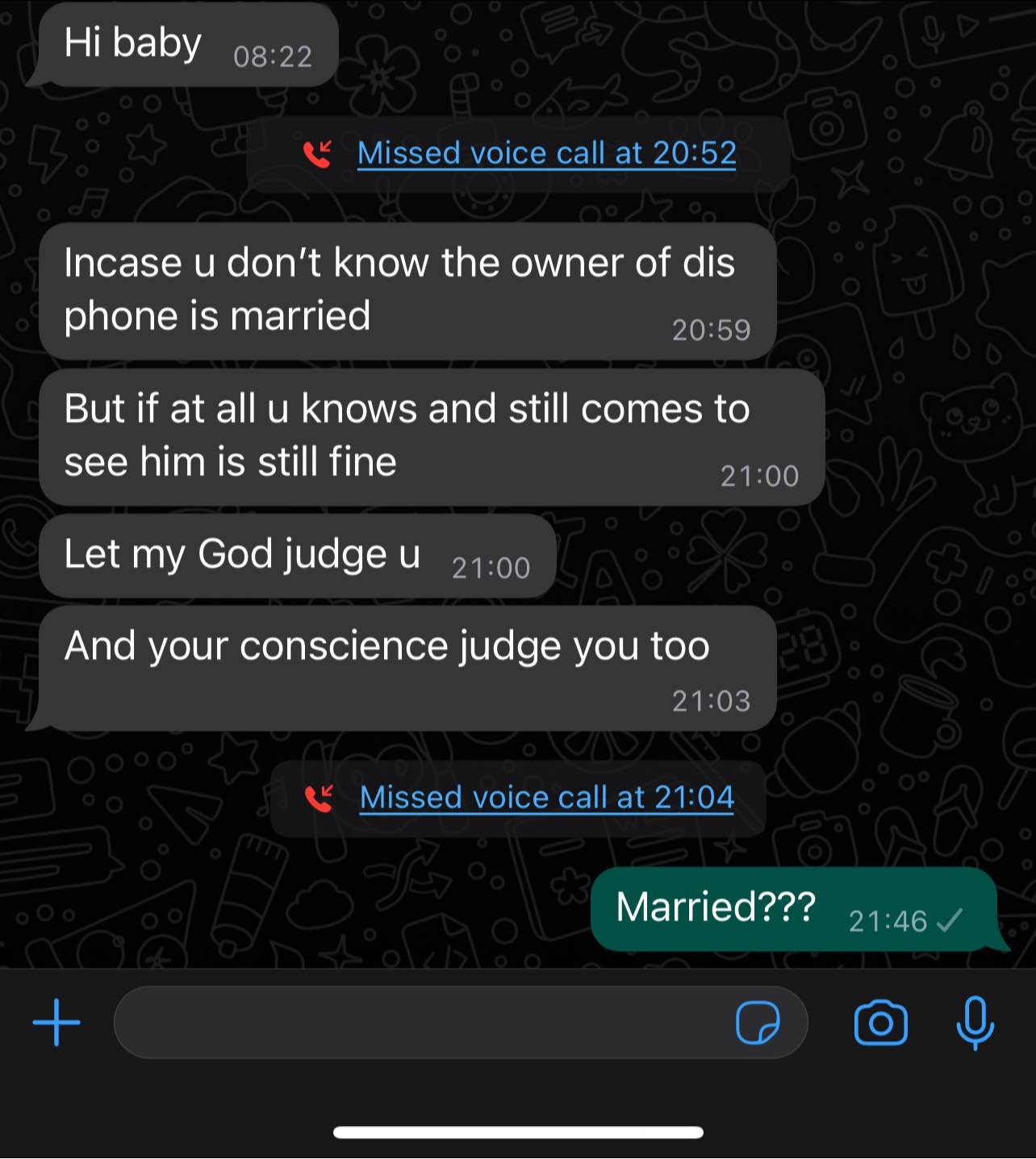 I asked this man severally if he is married and he swore with everything he has that he is not - Nigerian lady reacts after being confronted by wife of man asking her out