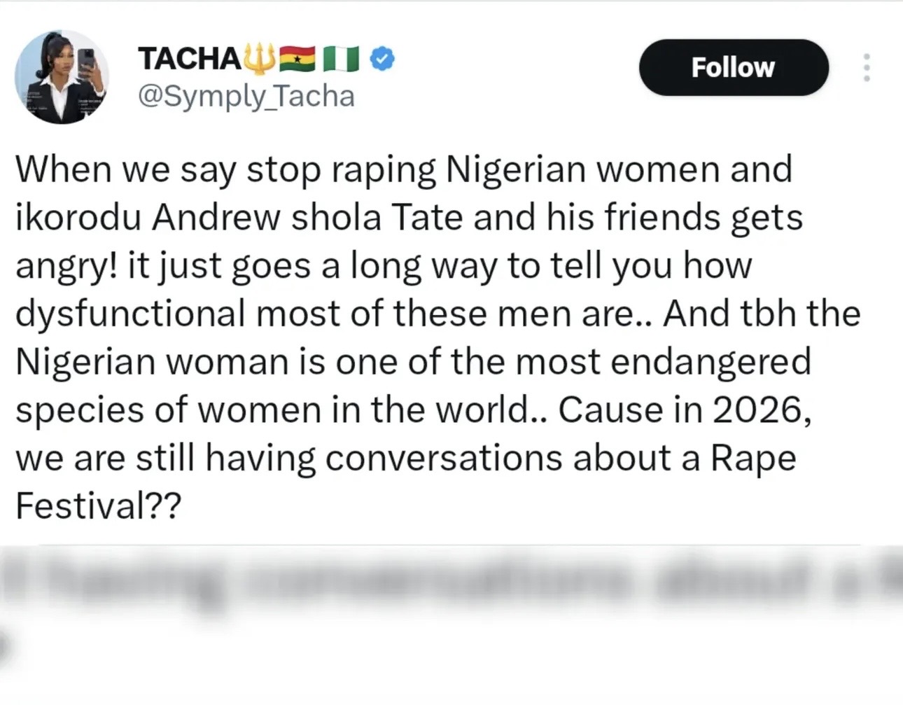 “These are the people we’re expected to report r@pe cases to? It is finished” — BBNaija star Tacha reacts to Delta police PRO