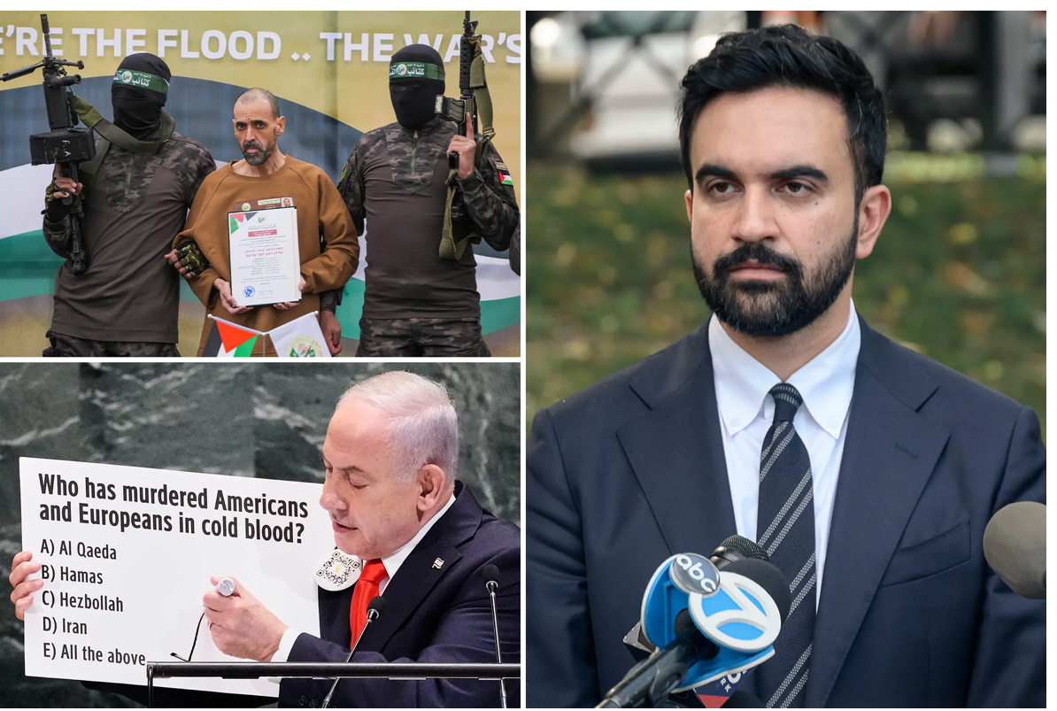 New York mayoral frontrunner Zohran Mamdani refuses to denounce Hamas and condemns Netanyahu?s vow to eradicate terrorists