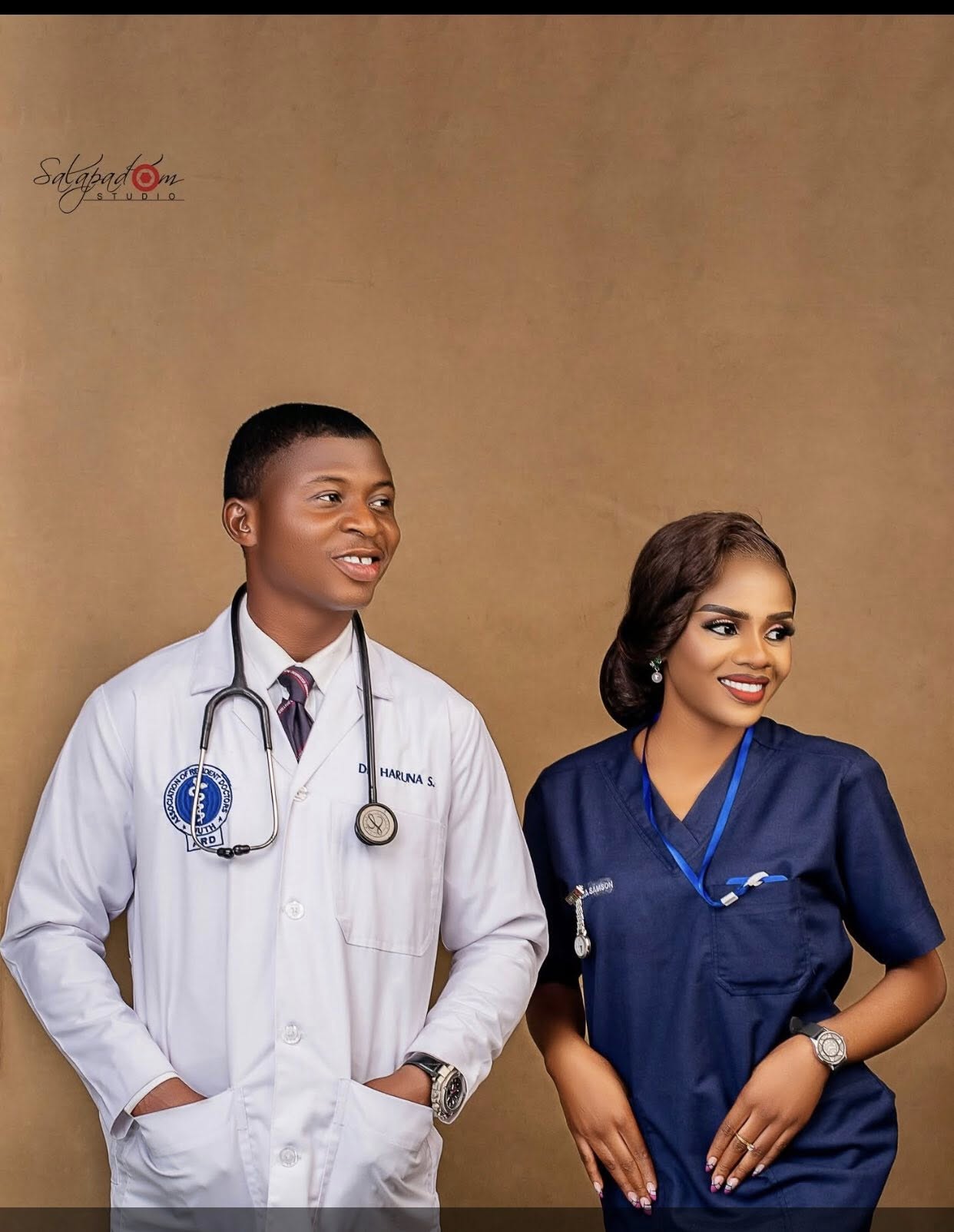 Photos from April 2025 wedding of Nigerian Army doctor who d!ed after his wife allegedly set him ablaze
