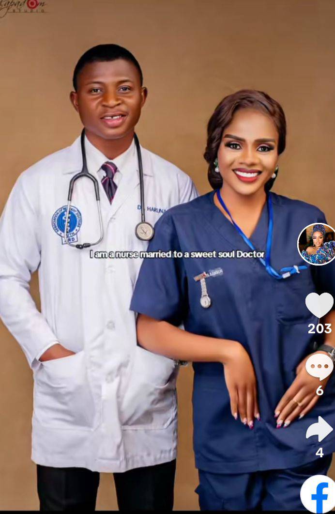Photos from April 2025 wedding of Nigerian Army doctor who d!ed after his wife allegedly set him ablaze