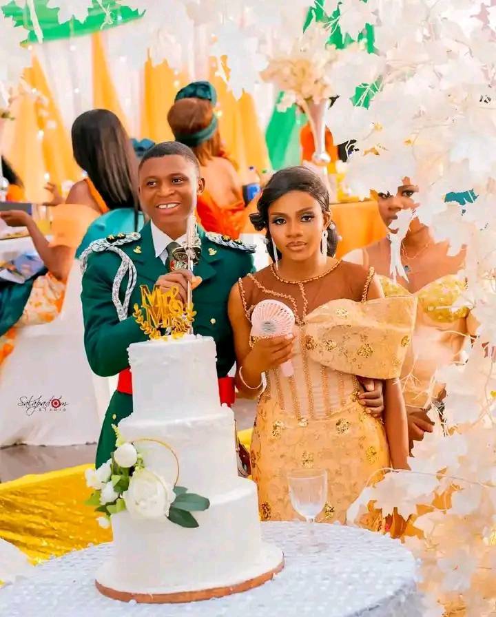 Photos from April 2025 wedding of Nigerian Army doctor who d!ed after his wife allegedly set him ablaze