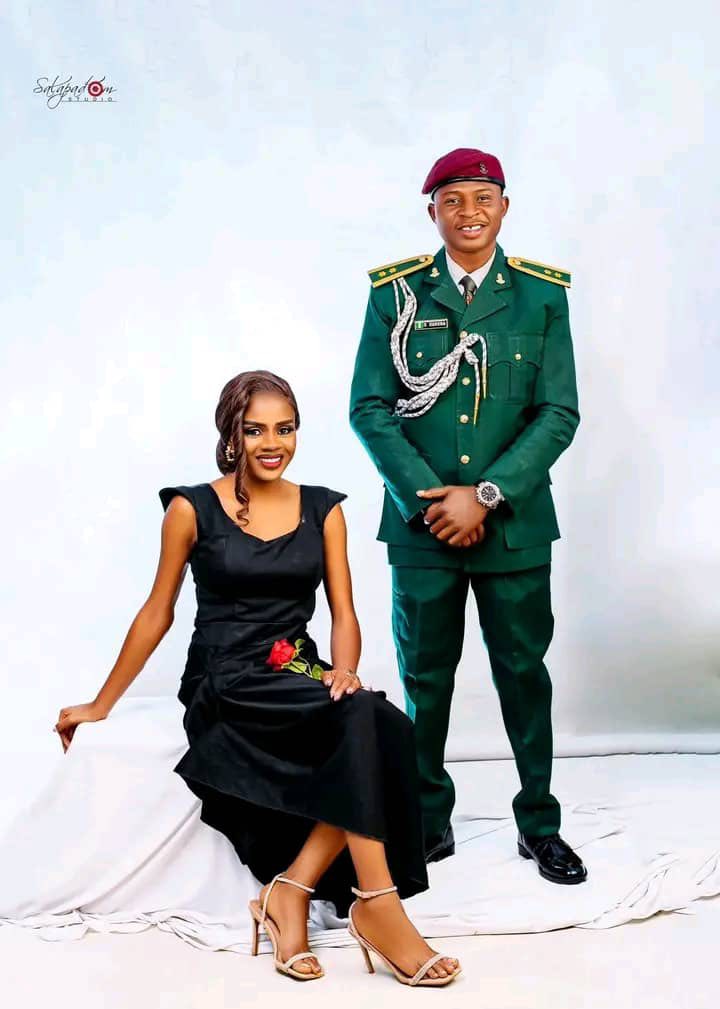 Photos from April 2025 wedding of Nigerian Army doctor who d!ed after his wife allegedly set him ablaze